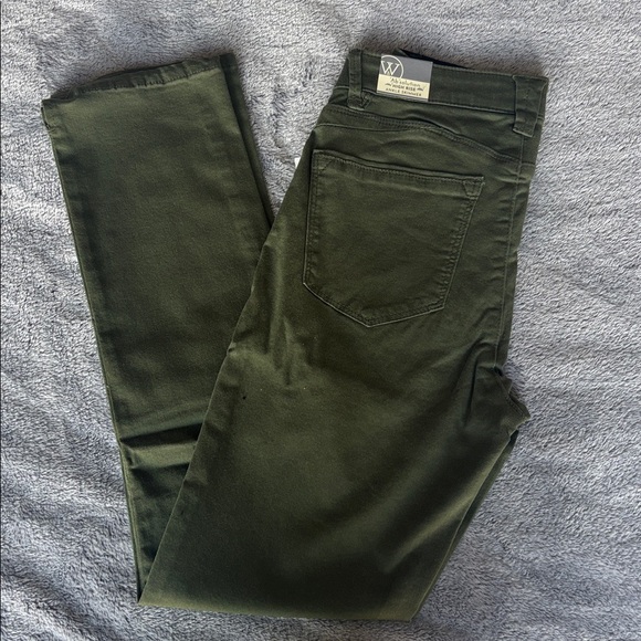 Wit & Wisdom Logan High Waist Ankle Slim Straight Leg Pants Celadon Size 0 NWT - Picture 5 of 11
